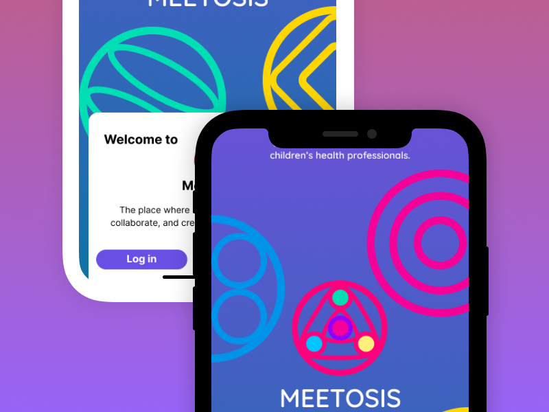 Meetosis app interface