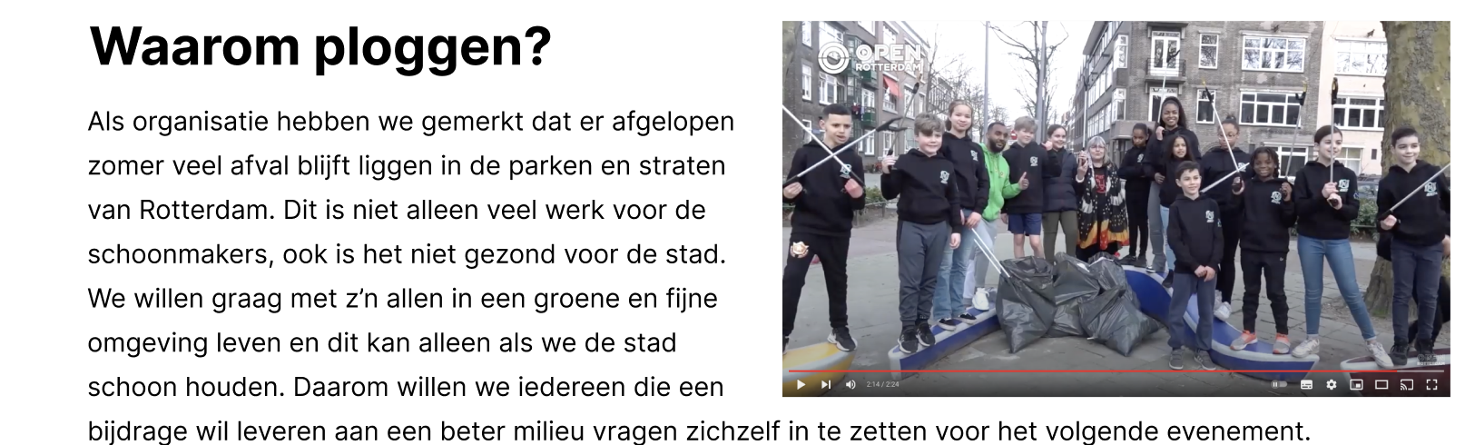 Plog de Dag website design screen 6