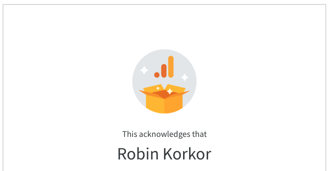 Google Analytics certifications